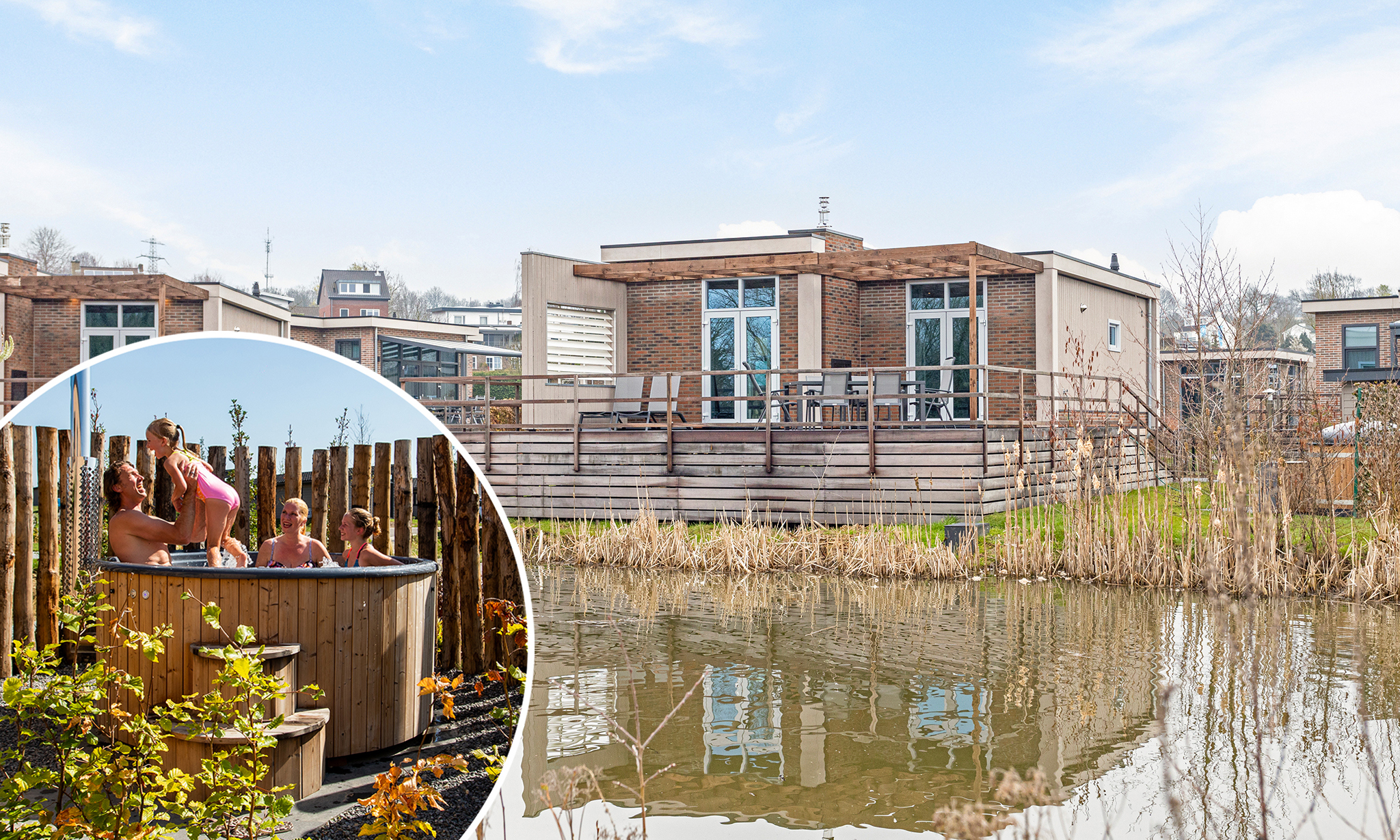 Lodge Royal 6 personen Wellness (Hottub) - Nederland - Schin op Geul