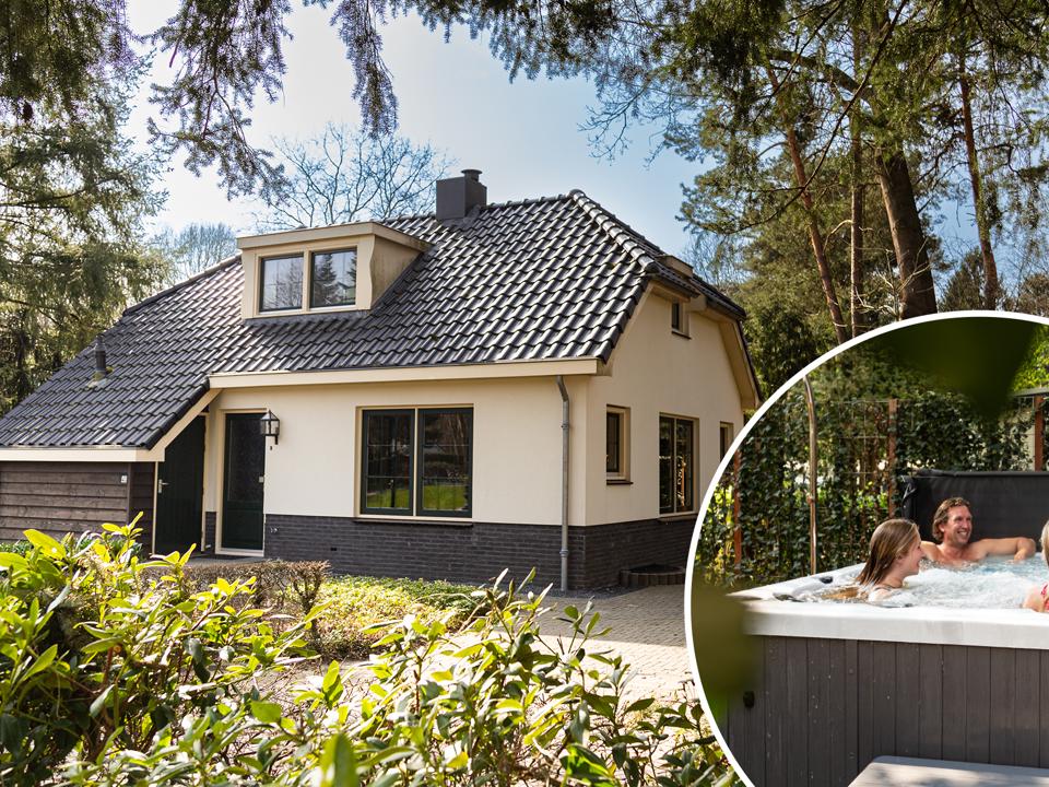 Boshoeve 10 personen Wellness (Spa)