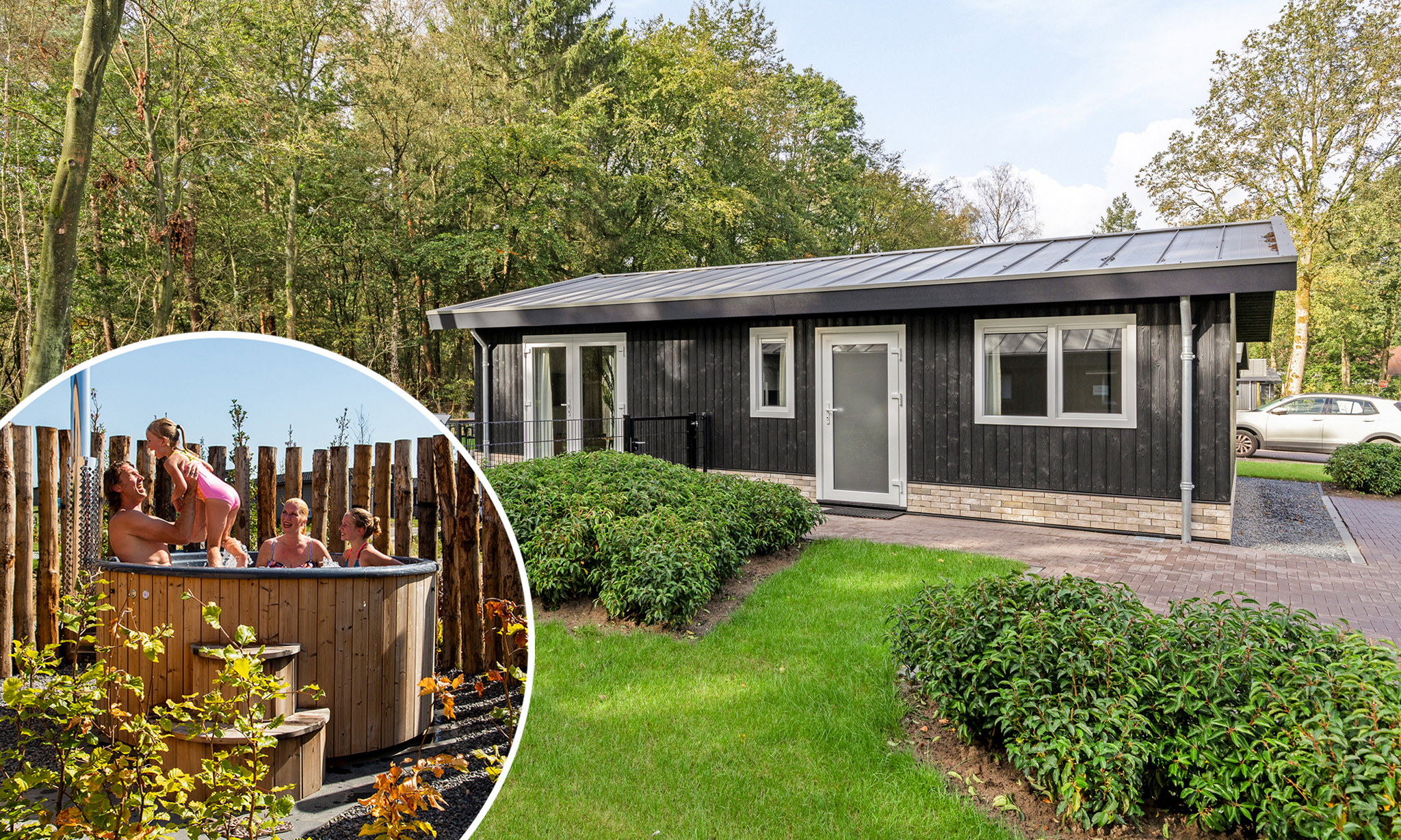 Vakantiehuis met omheinde tuin in Lage Mierde (Nederland) 2 honden zijn welkom
